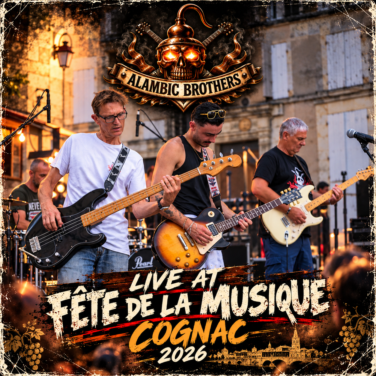 Pochette YouTube — Live à Cognac